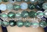 CTG1115 15.5 inches 3mm faceted round tiny moss agate beads