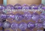 CTG1125 15.5 inches 3mm faceted round tiny amethyst beads