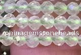 CTG1144 15.5 inches 3mm faceted round tiny prehnite gemstone beads