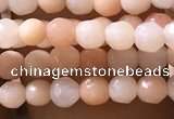 CTG1152 15.5 inches 3mm faceted round tiny pink aventurine beads