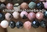 CTG1189 15.5 inches 3mm faceted round rhodonite gemstone beads