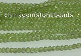 CTG119 15.5 inches 2mm round tiny peridot gemstone beads wholesale