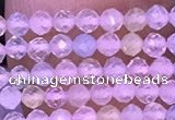 CTG1300 15.5 inches 2mm faceted round morganite gemstone beads