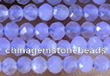 CTG1303 15.5 inches 2mm faceted round blue lace agate beads wholesale