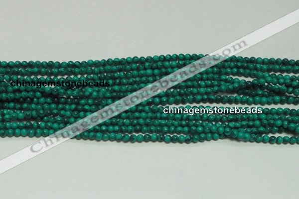 CTG131 15.5 inches 3mm round tiny synthetic malachite beads wholesale