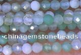 CTG1311 15.5 inches 2mm faceted round Australia chrysoprase beads