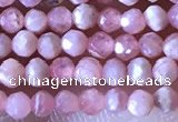 CTG1321 15.5 inches 2mm faceted round rhodochrosite beads wholesale