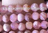 CTG1322 15.5 inches 3mm faceted round rhodochrosite beads wholesale