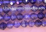 CTG1330 15.5 inches 3mm faceted round iolite beads wholesale