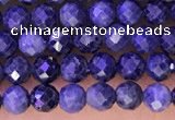 CTG1334 15.5 inches 3mm faceted round sapphire beads wholesale