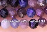 CTG1337 15.5 inches 4mm faceted round ruby & sapphire beads