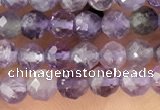 CTG1343 15.5 inches 4mm faceted round amethyst beads wholesale