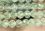 CTG1347 15.5 inches 3mm faceted round prehnite beads wholesale