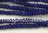 CTG1370 15.5 inches 1*1.5mm rondelle tiny lapis lazuli beads