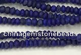 CTG1370 15.5 inches 1*1.5mm rondelle tiny lapis lazuli beads