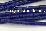 CTG1371 15.5 inches 1*1mm heishi tiny lapis lazuli beads