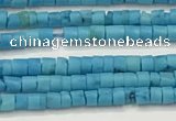 CTG1372 15.5 inches 1.5*2mm heishi tiny blue turquoise beads