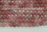 CTG140 15.5 inches 3mm round tiny rhodochrosite gemstone beads wholesale