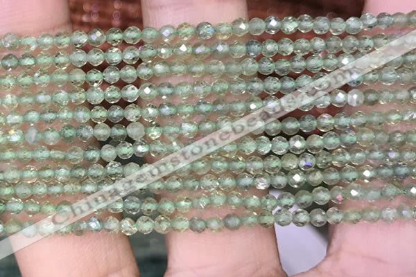 CTG1411 15.5 inches 2mm faceted round peridot beads wholesale