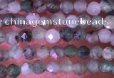 CTG1426 15.5 inches 2mm faceted round emerald gemstone beads