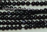 CTG143 15.5 inches 3mm round tiny blue goldstone beads wholesale