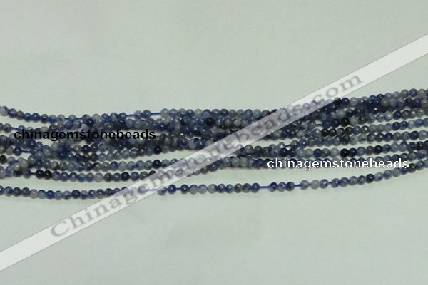 CTG145 15.5 inches 3mm round tiny sodalite gemstone beads wholesale