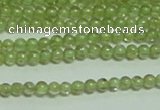 CTG149 15.5 inches 3mm round tiny peridot gemstone beads wholesale