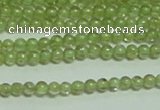 CTG149 15.5 inches 3mm round tiny peridot gemstone beads wholesale