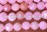 CTG1513 15.5 inches 3mm faceted round pink opal beads wholesale