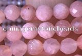 CTG1548 15.5 inches 4mm faceted round moonstone gemstone beads