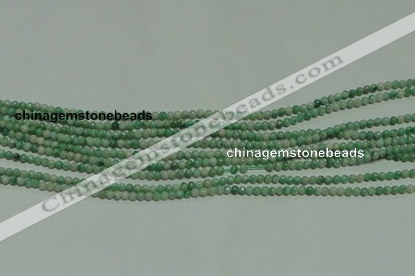 CTG155 15.5 inches 3mm round tiny Qinghai jade beads wholesale