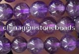 CTG1584 15.5 inches 4mm round amethyst gemstone beads wholesale