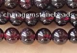 CTG1597 15.5 inches 4mm round red garnet beads wholesale