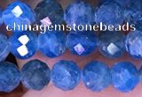 CTG1616 15.5 inches 5mm faceted round tiny apatite beads