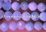 CTG1626 15.5 inches 3.5mm faceted round tiny amazonite beads