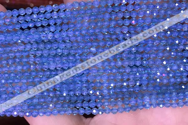 CTG1662 15.5 inches 2.5mm faceted round tiny apatite beads