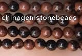 CTG2004 15 inches 2mm,3mm mahogany obsidian beads wholesale