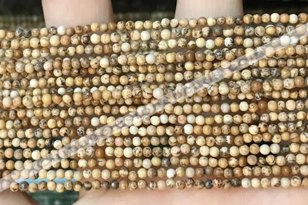 CTG2012 15 inches 2mm,3mm picture jasper beads