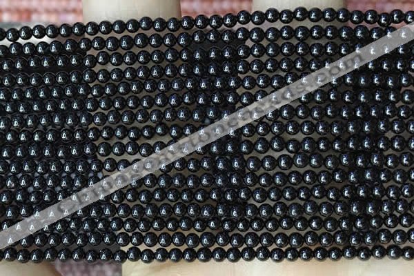 CTG2030 15 inches 2mm,3mm natural black spinel beads