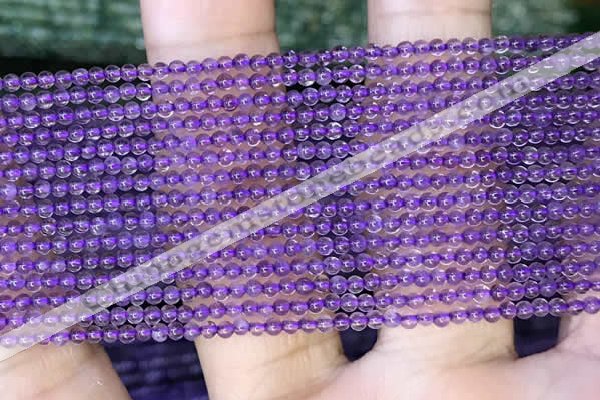 CTG2065 15 inches 2mm,3mm natural amethyst quartz gemstone beads