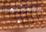 CTG2110 15 inches 2mm faceted round tiny orang garnet beads