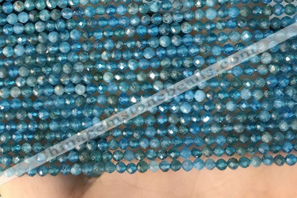 CTG2130 15 inches 2mm,3mm faceted round apatite gemstone beads