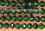 CTG2134 15 inches 2mm,3mm faceted round green goldstone beads