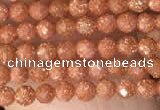 CTG2136 15 inches 2mm,3mm faceted round goldstone beads