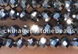 CTG2147 15 inches 2mm,3mm & 4mm faceted round terahertz gemstone beads