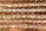 CTG2158 15 inches 2mm,3mm & 4mm faceted round white crystal beads