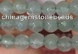 CTG2203 15 inches 2mm,3mm & 4mm faceted round green aventurine jade beads