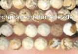 CTG2213 15 inches 2mm,3mm faceted round picture jasper beads