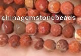 CTG2215 15 inches 2mm,3mm faceted round red jasper beads