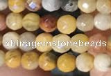 CTG2219 15 inches 2mm,3mm faceted round crazy lace agate beads